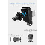 Wholesale Fast Wireless Car Charger Air Vent Mount with World Leading Electric Automatic Clamping Feature (Black)